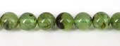 Prehnite Polished Round 14mm strand-beads incl pearls-Beadthemup