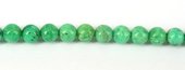 Chrysophase Polished Round 8mm strand-beads incl pearls-Beadthemup