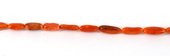 Coral Orange nugget 4x8mm strand-beads incl pearls-Beadthemup