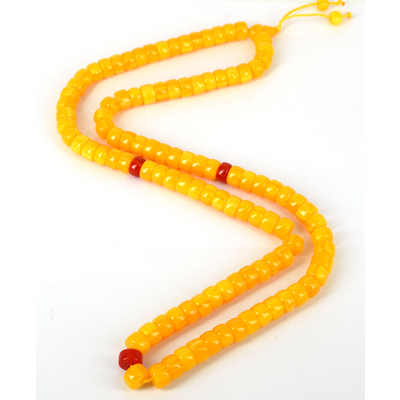 Resin beads Rondel 12x8mm 85cm long