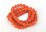 Glass bead strand 80cm long 10mm Orange