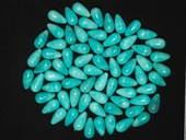 Amazonite A peru 12x22mm Briolette PAIR-beads incl pearls-Beadthemup