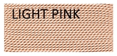 Griffin Silk thread Light Pink 2m+needle-stringing-Beadthemup