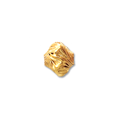 14k Gold filled bead Twist 10x8.7mm 2 pack