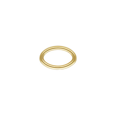 14k Gold Filld Jump ring Closed oval 3x4.6mm 10 pack
