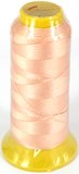 Lt.Apricot Polyester knotting thrd 4 size-stringing-Beadthemup