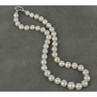 45cm Sterling Silver  & Fresh Water Edison 8-11mm Pearl neck