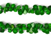 Coral Green top drill Teardrop approx 15mm strand 98 Beads-beads incl pearls-Beadthemup
