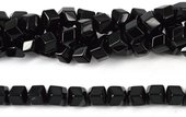 Onyx 10mm 12 sided Cube beads per strand 41Beads-beads incl pearls-Beadthemup