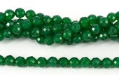 Agate Dyed Green Faceted Round 10mm beads per strand 38 b-beads incl pearls-Beadthemup