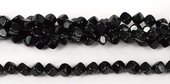 Onyx Polished Side drill cube 8mm beads per strand 38Beads-beads incl pearls-Beadthemup