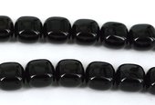 Onyx Polished square 14mm 11mm thick EACH-beads incl pearls-Beadthemup