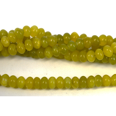 Serpentine Polished Rondel 10x6mm beads per strand 59