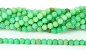 Chrysophase Polished Round 6mm beads per strand 70-beads incl pearls-Beadthemup
