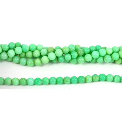 Chrysophase Polished Round 7-8mm beads per strand 50
