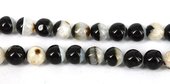 Agate w/Druzy quartz Polished Round 18mm beads per strand-beads incl pearls-Beadthemup