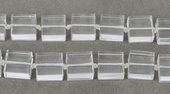 Clear Quartz Square 14x14x7mm EACH-beads incl pearls-Beadthemup