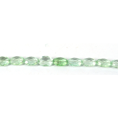Green Amethyst Faceted Oval app 15x10mm EACH