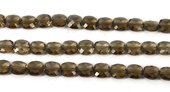 Smokey Quartz Faceted Cushion app 10mm EACH-beads incl pearls-Beadthemup