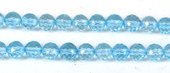Blue Topaz Faceted Round 6mm EACH bead-beads incl pearls-Beadthemup
