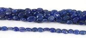 Tanzanite Polished Oval 9x7mm strand-beads incl pearls-Beadthemup
