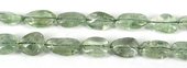Green Amethyst Polished Nugget app 25x18x11mm-beads incl pearls-Beadthemup