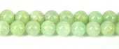 Prehnite Polished Round 13mm EACH-beads incl pearls-Beadthemup