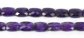 Amethyst Faceted Cushion 10x14mm EACH-beads incl pearls-Beadthemup