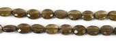 Smokey Quartz Faceted Oval 9x11mm EACH-beads incl pearls-Beadthemup