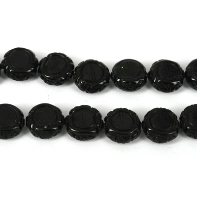 Onyx Carved Round 25mm EACH