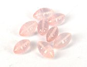 Rose quartz Laser Cut olive app 17x9mm EACH bead-beads incl pearls-Beadthemup