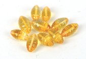 Citrine Laser Cut olive app 17x9mm EACH-beads incl pearls-Beadthemup