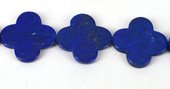 Lapis Natural 30mm Flower bead EACH bead-beads incl pearls-Beadthemup