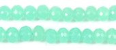 Chalcedony Faceted Rondel 10x8mm EACH-beads incl pearls-Beadthemup