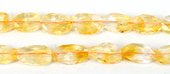 Citrine Faceted Nugget app 20mm EACH-beads incl pearls-Beadthemup