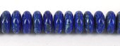 Lapis Polished Rondel 20x8mm EACH-beads incl pearls-Beadthemup