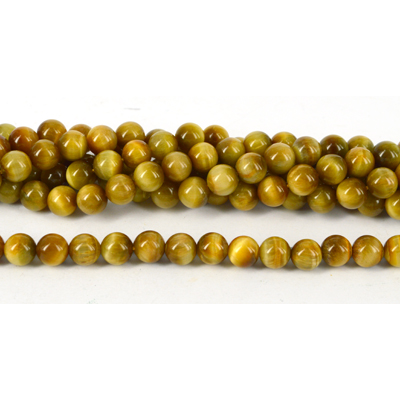 Golden Tiger Eye Polished Round 10mm beads per strand 38Bead
