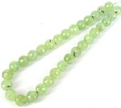 Prehnite Faceted Round 13mm EACH-beads incl pearls-Beadthemup