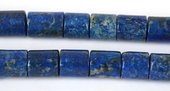 Lapis Polished AB Grade 15x17mm Tube BEAD EACH-beads incl pearls-Beadthemup