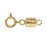 14k Gold Filled Clasp magnetic 4.5mm with 5mm spring ring