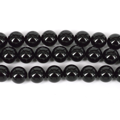 Onyx Polished Round 18mm strand 22 beads per strand