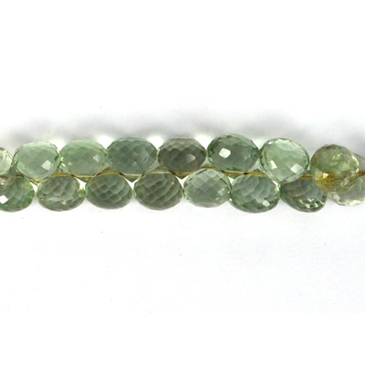 Amethyst Green Faceted Onion Approx  8x8mm EACH bead