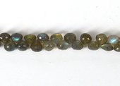 Labradorite Faceted Onion Approx  6x6mm EACH bead-beads incl pearls-Beadthemup