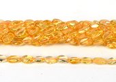 Citrine polished mani approx 8x4mm strand app 38 beads-beads incl pearls-Beadthemup