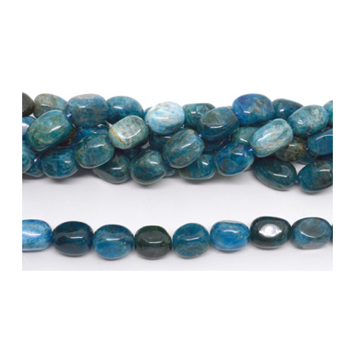 Apatite Polished nugget 13x18mm stand 22 beads per strand