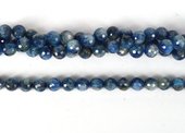 Kyanite Faceted round 10mm strand 45 beads-beads incl pearls-Beadthemup