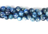 Kyanite Faceted round 12mm strand 45 beads-beads incl pearls-Beadthemup