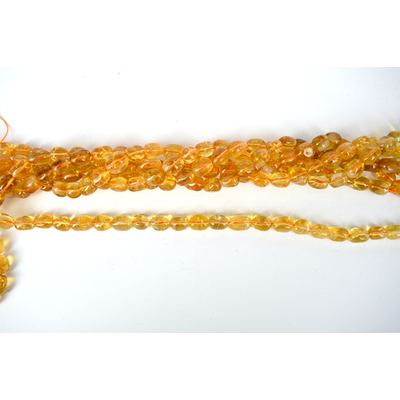 Citrine Polished nuggets 11x9mm strand 29 beads