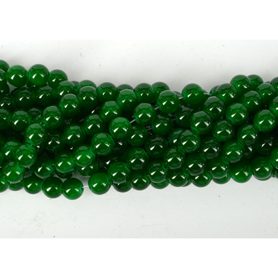 Glass bead strand 80cm long 10mm Emerald