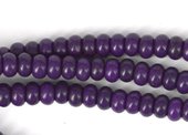 Howlite Dyed 5x8mm Rondel Purple beads per strand 79-beads incl pearls-Beadthemup
